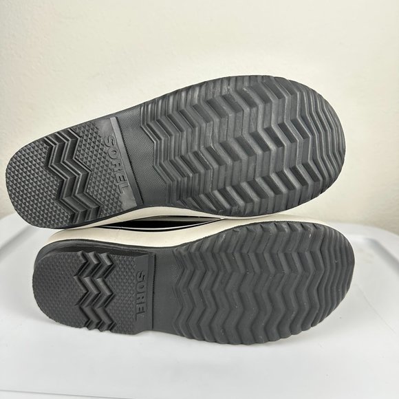 Sorel Womens Winter Carnival Boots Size 8 Black Waterproof Faux Fur Canvas - Picture 10 of 15